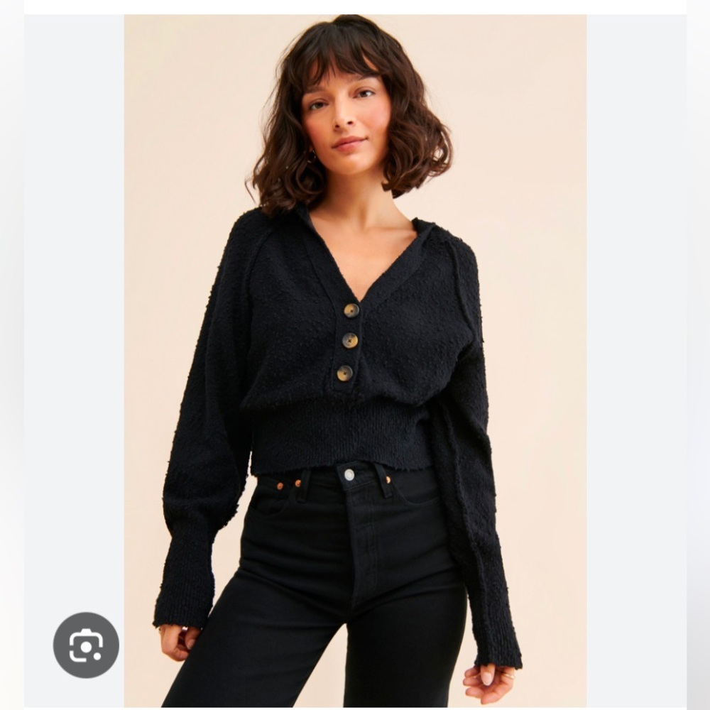 Free People Found My Friend Sweater Hoodie